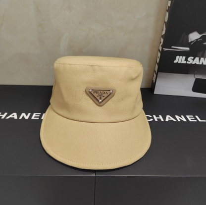 PRADA DRILL / RE-NYLON CADET HAT – SAGE GREEN / GREY / BLACK / MUSTARD / OFF-WHITE – 1:1 HIGH END