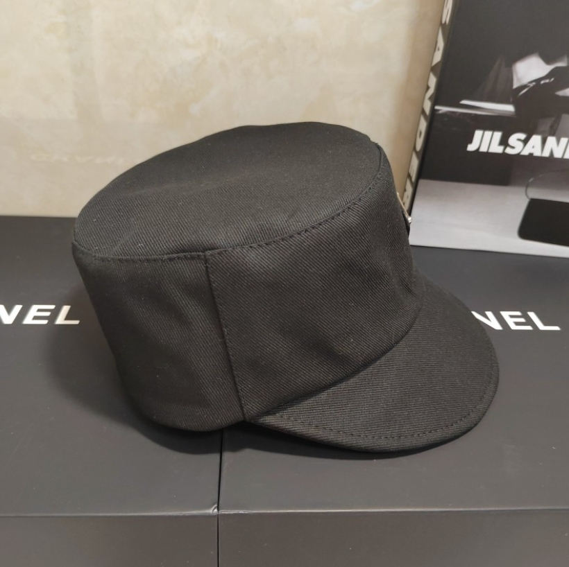 PRADA DRILL / RE-NYLON CADET HAT – SAGE GREEN / GREY / BLACK / MUSTARD / OFF-WHITE – 1:1 HIGH END