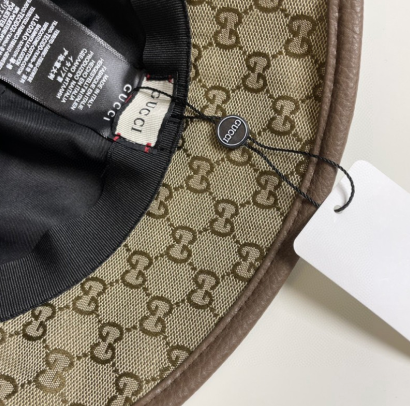 GUCCI HORSEBIT GG CANVAS BUCKET HAT – BEIGE / EBONY / BLACK – 1:1 HIGH END