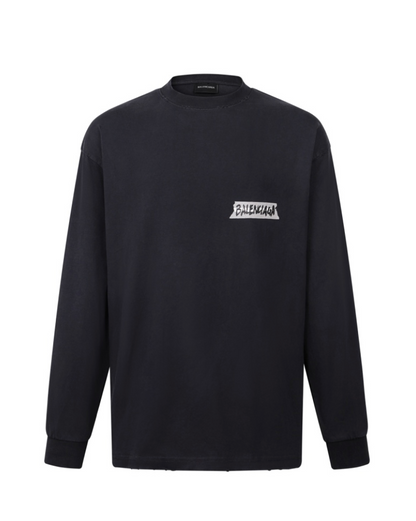 BALENCIAGA 26SS MASKING TAPE LONG SLEEVE T-SHIRT – 1:1 HIGH END