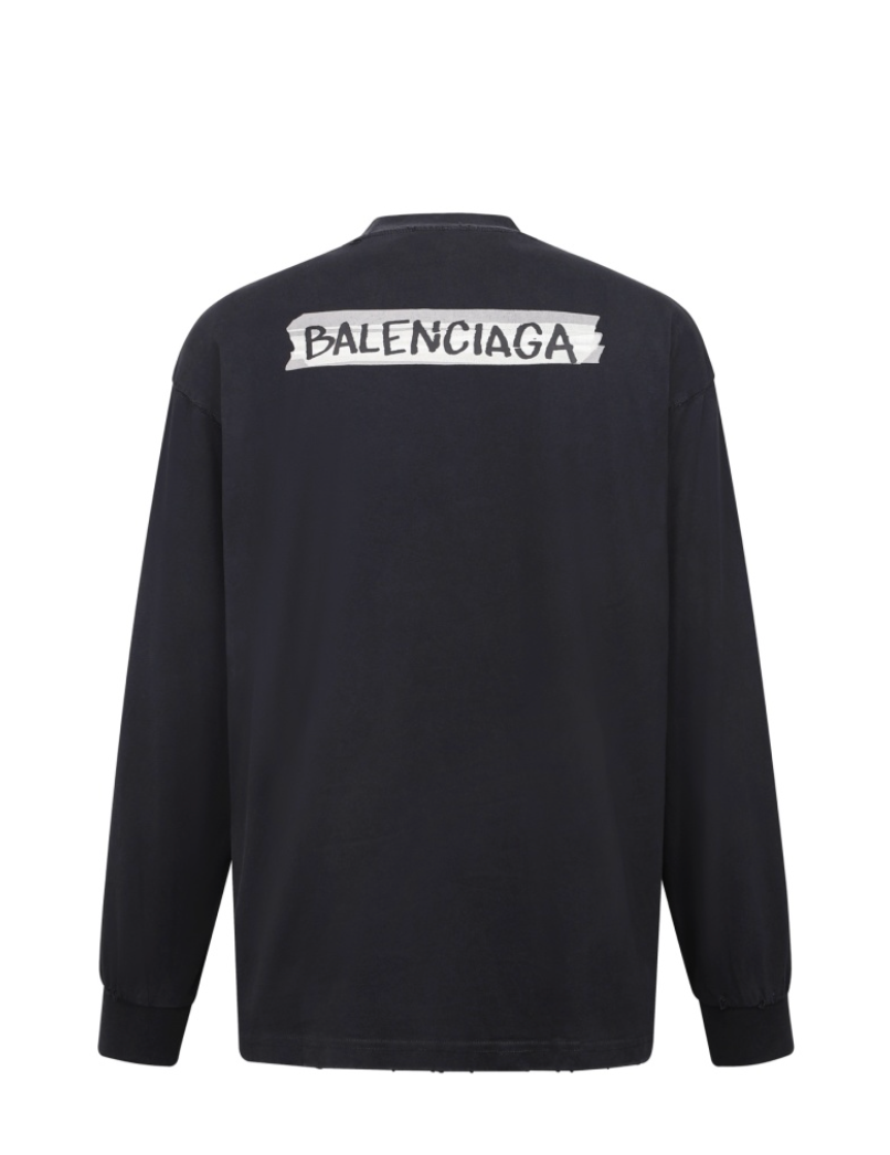 BALENCIAGA 26SS MASKING TAPE LONG SLEEVE T-SHIRT – 1:1 HIGH END