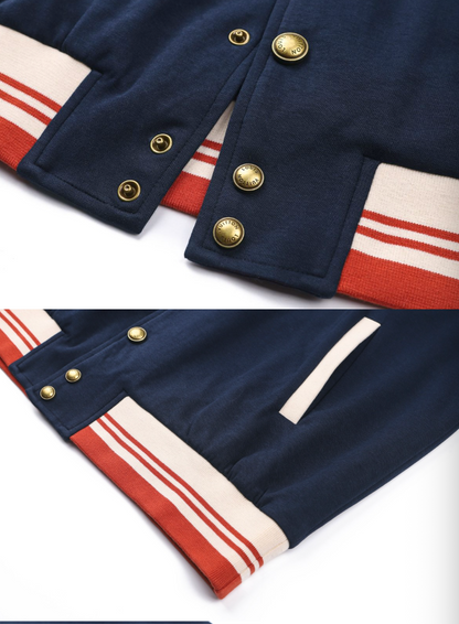 LOUIS VUITTON 26FW EMBROIDERED LOGO VARSITY JACKET – HIGH END