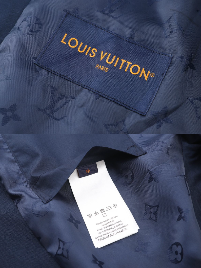 LOUIS VUITTON 26FW EMBROIDERED LOGO VARSITY JACKET – HIGH END