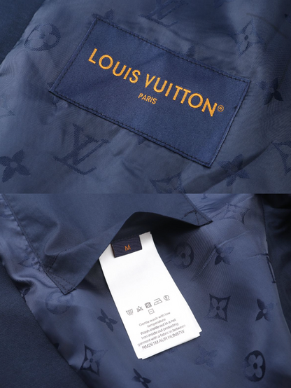 LOUIS VUITTON 26FW EMBROIDERED LOGO VARSITY JACKET – HIGH END