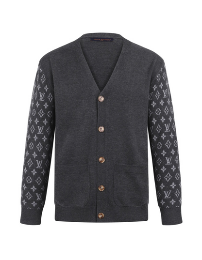 LOUIS VUITTON 26FW MONOGRAM CASHMERE BLEND KNIT CARDIGAN – HIGH END