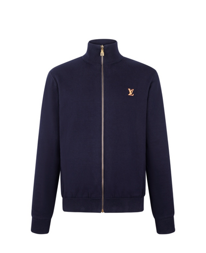 LOUIS VUITTON 26FW DOUBLE-SIDED BLEND LOGO BADGE SWEATSHIRT – HIGH END