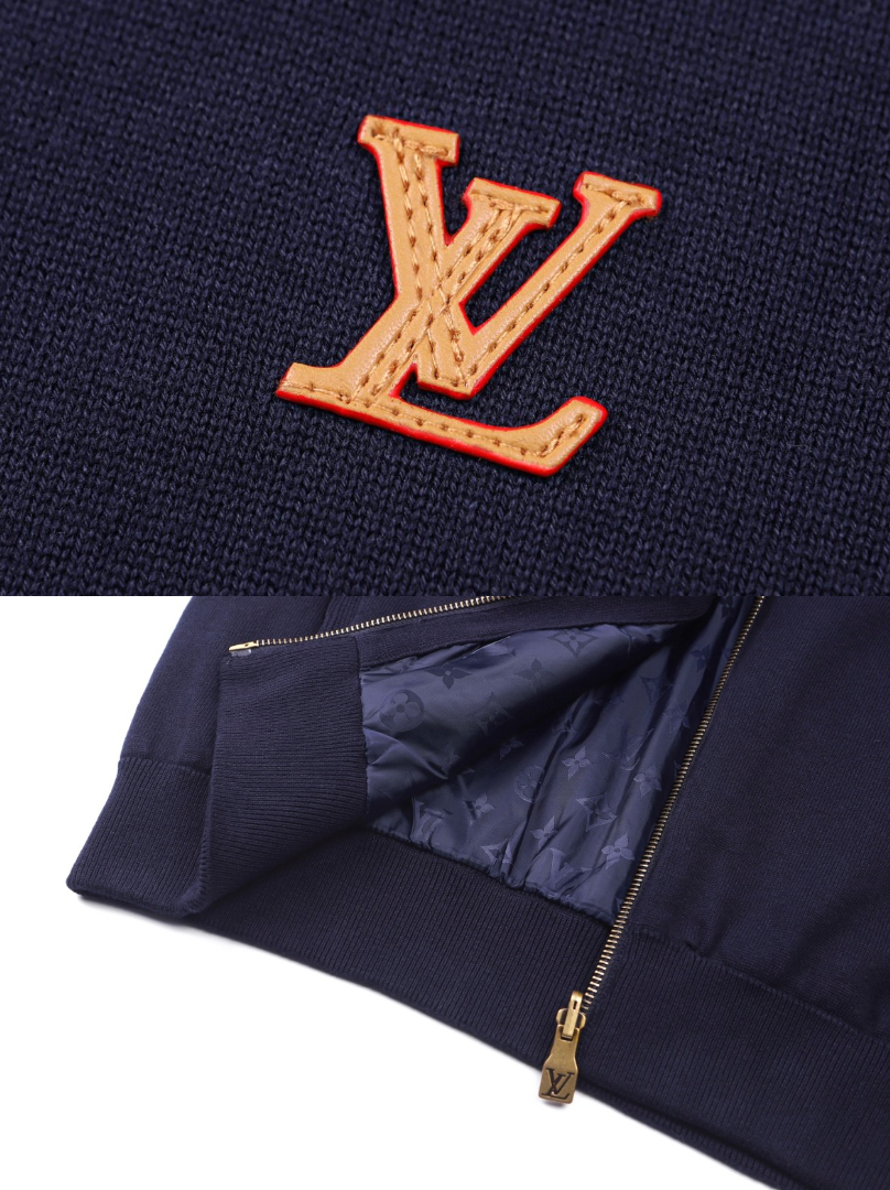 LOUIS VUITTON 26FW DOUBLE-SIDED BLEND LOGO BADGE SWEATSHIRT – HIGH END