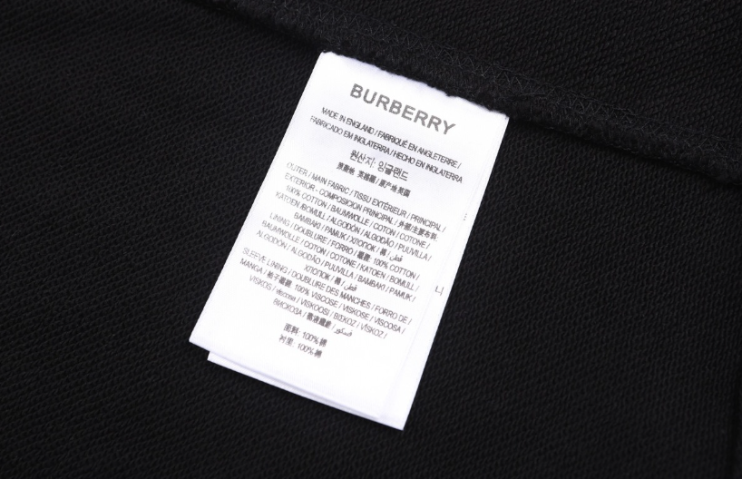 BURBERRY 26FW EMBROIDERED CHECK DETAILING COTTON ZIP-UP HOODI – HIGH END