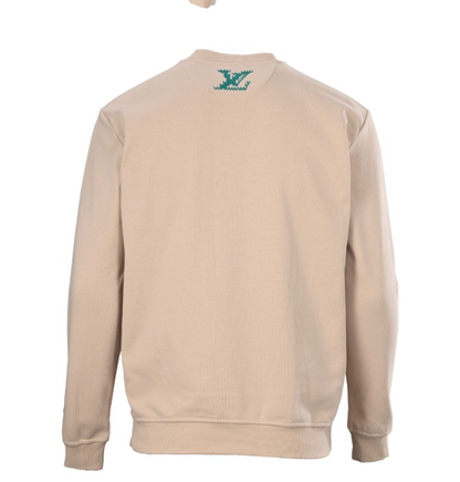 LOUIS VUITTON LV 26FW EMBROIDERED LOGO CREWNECK SWEATSHIRT– HIGH END