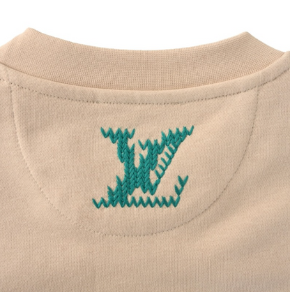 LOUIS VUITTON LV 26FW EMBROIDERED LOGO CREWNECK SWEATSHIRT– HIGH END