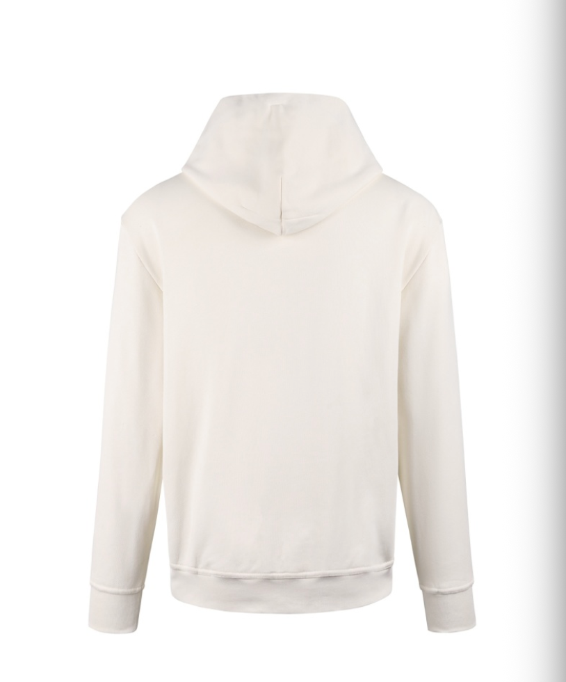MONCLER 26FW PRINTED & EMBROIDERED LOGO COTTON HOODED SWEATSHIRT – HIGH END