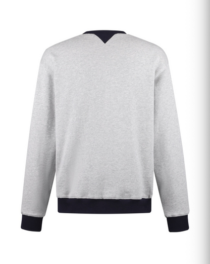 DIOR 26FW COTTON BLEND EMBROIDERED LOGO CREWNECK SWEATSHIRT – HIGH END