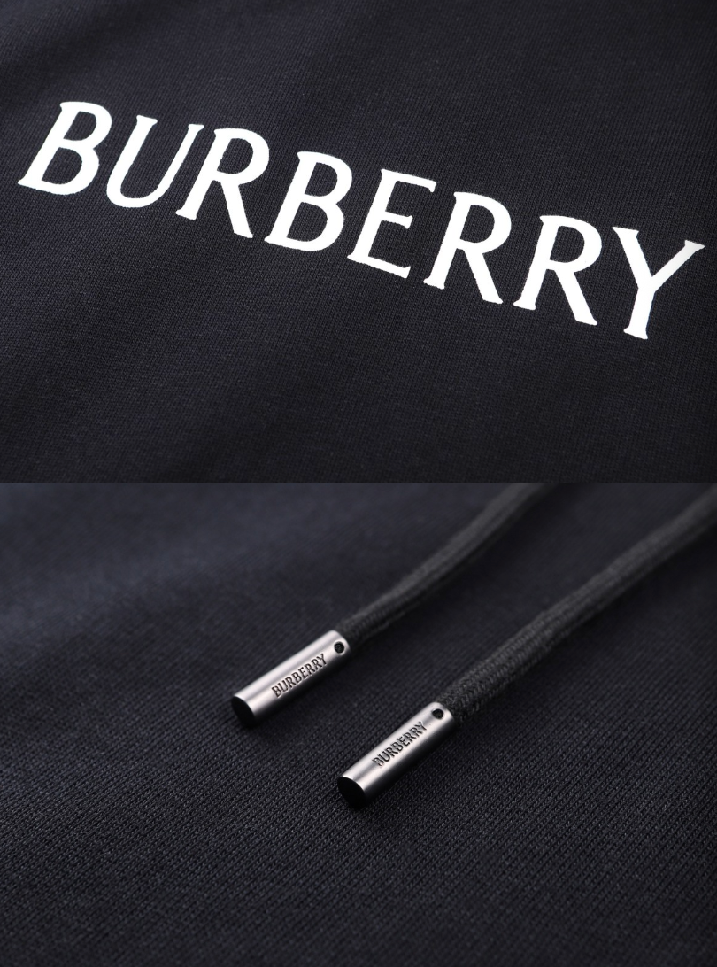 BURBERRY 26FW LOGO PRINT COTTON HOODED SWEATSHIRT– HIGH END
