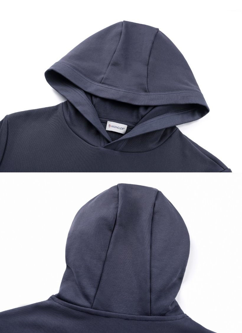 MONCLER 26FW ARCHIVE PRINTED & EMBROIDERED LOGO COTTON HOODED SWEATSHIRT – HIGH END