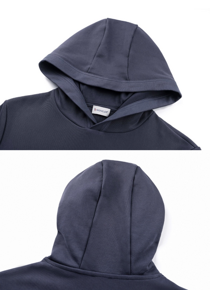 MONCLER 26FW ARCHIVE PRINTED & EMBROIDERED LOGO COTTON HOODED SWEATSHIRT – HIGH END