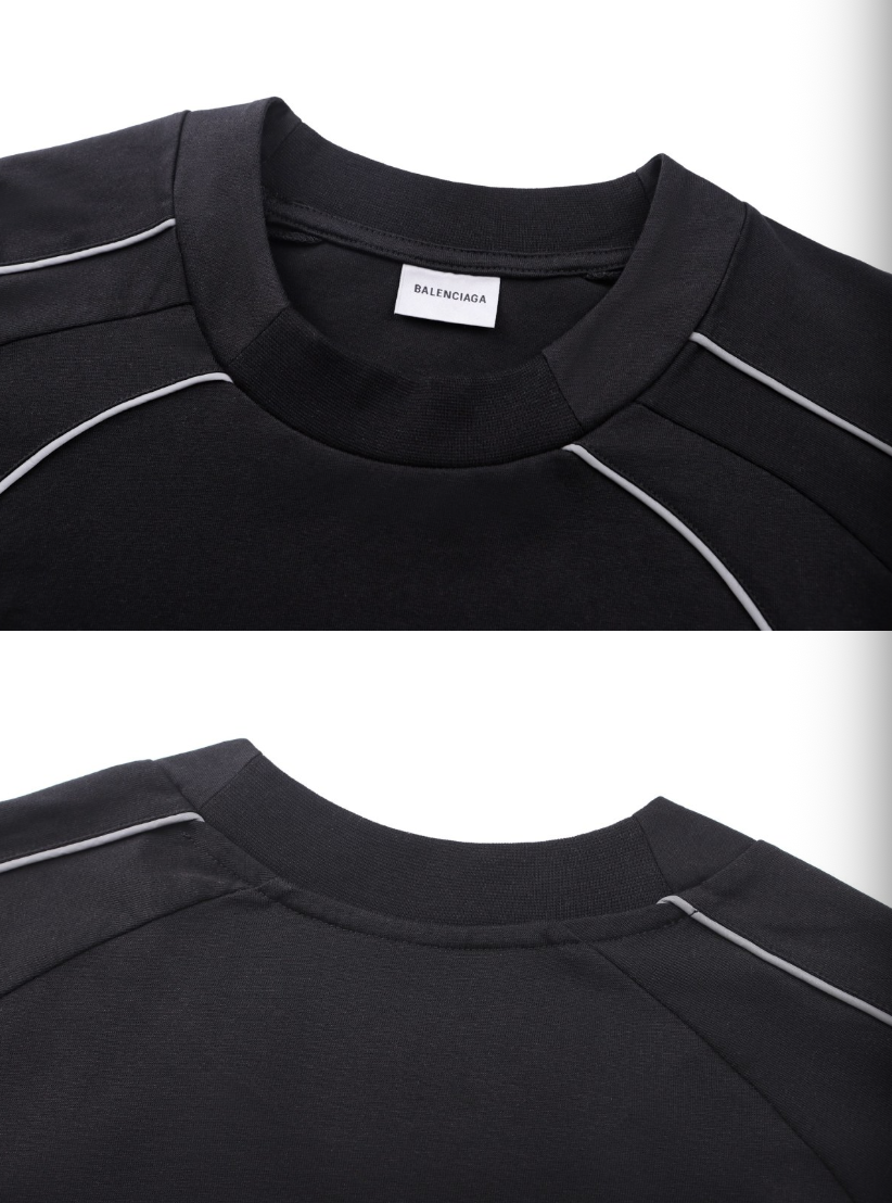 BALENCIAGA 26FW SOCCER EMBROIDERED & PRINTED LOOSE T-SHIRT – HIGH END