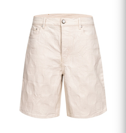 LOUIS VUITTON 26FW DAMIER EMBOSSED DENIM SHORTS – 1:1 HIGH END
