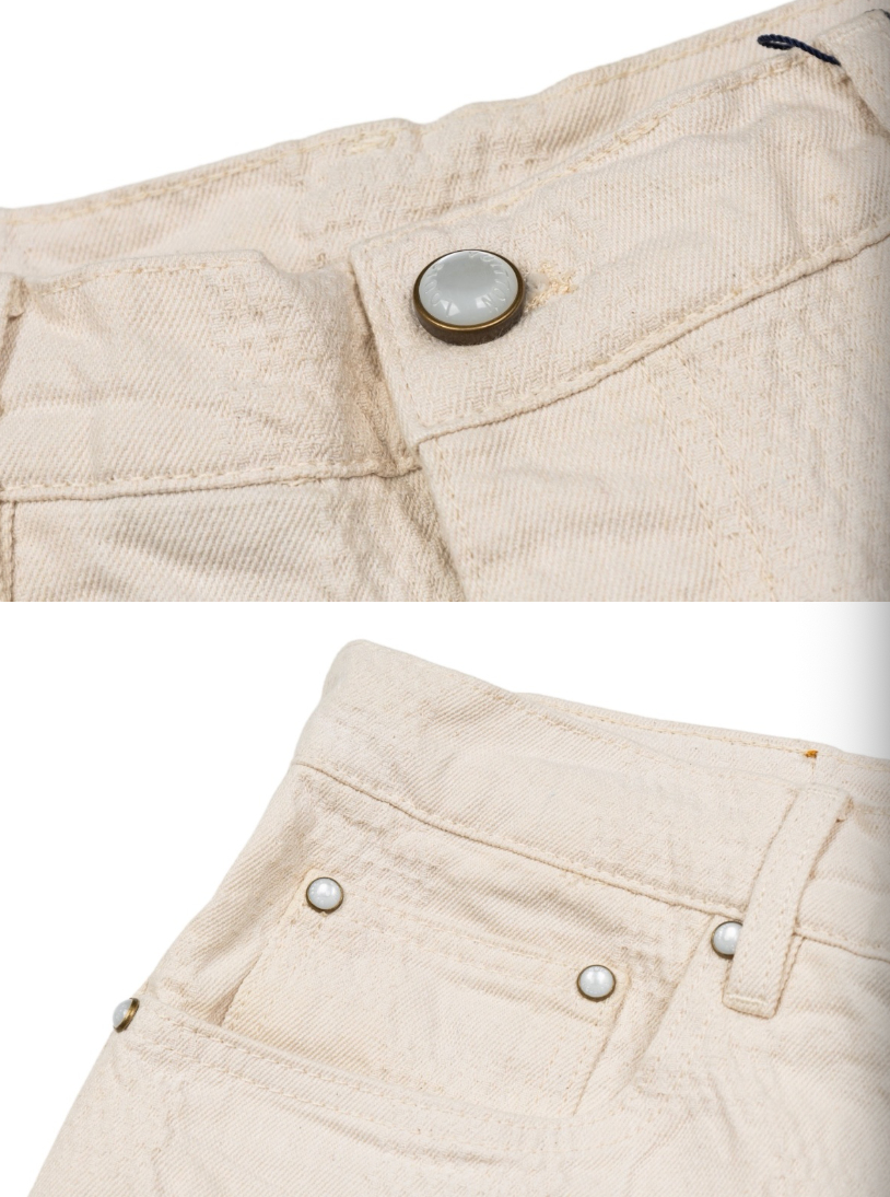LOUIS VUITTON 26FW DAMIER EMBOSSED DENIM SHORTS – 1:1 HIGH END