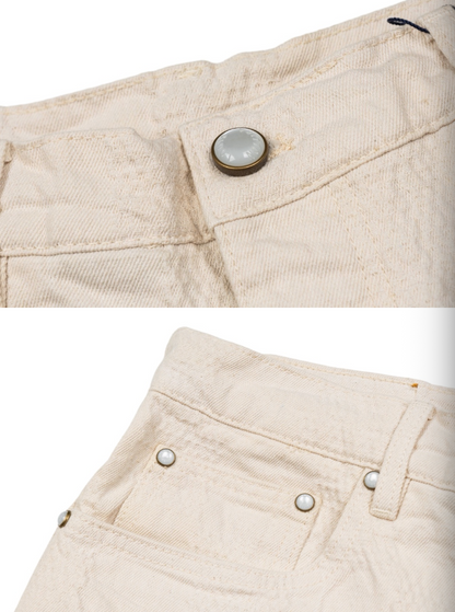 LOUIS VUITTON 26FW DAMIER EMBOSSED DENIM SHORTS – 1:1 HIGH END
