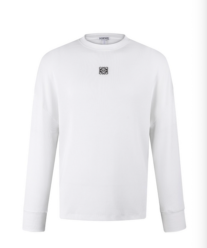 LOEWE EMBROIDERED ANAGRAM LONG SLEEVE T-SHIRT – 1:1 HIGH END