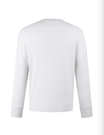 LOEWE EMBROIDERED ANAGRAM LONG SLEEVE T-SHIRT – 1:1 HIGH END