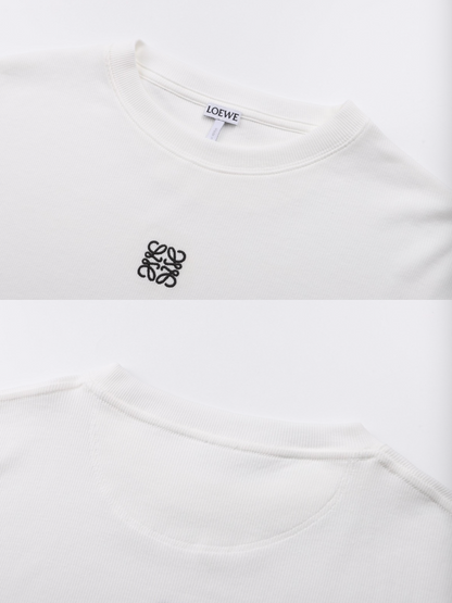 LOEWE EMBROIDERED ANAGRAM LONG SLEEVE T-SHIRT – 1:1 HIGH END