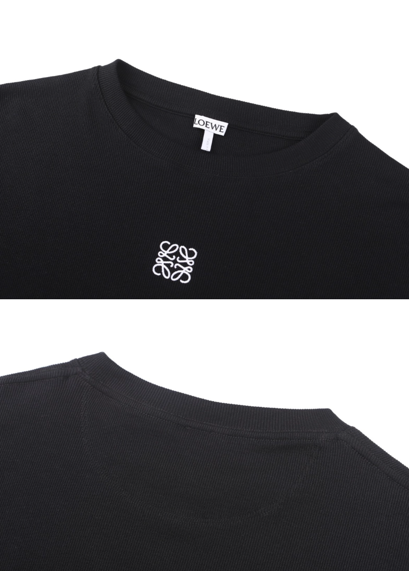 LOEWE EMBROIDERED ANAGRAM LONG SLEEVE T-SHIRT – 1:1 HIGH END