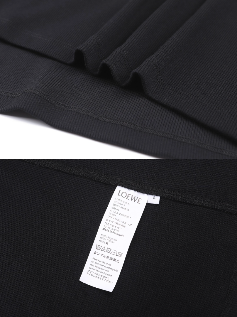LOEWE EMBROIDERED ANAGRAM LONG SLEEVE T-SHIRT – 1:1 HIGH END