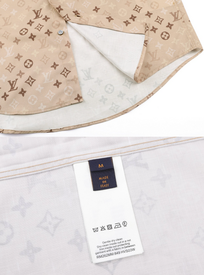 LOUIS VUITTON MONOGRAM PRINT SHIRT & SWIM SHORTS SET – 1:1 HIGH END