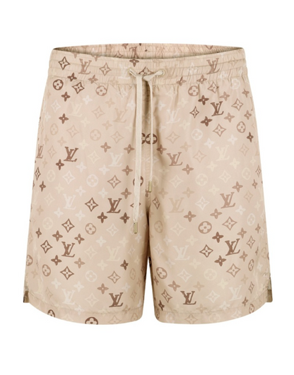 LOUIS VUITTON MONOGRAM PRINT SHIRT & SWIM SHORTS SET – 1:1 HIGH END