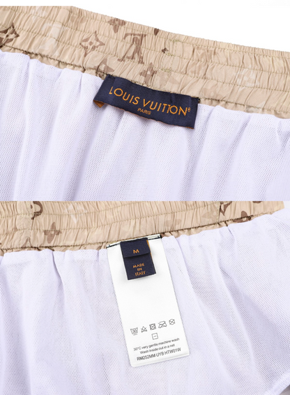 LOUIS VUITTON MONOGRAM PRINT SHIRT & SWIM SHORTS SET – 1:1 HIGH END
