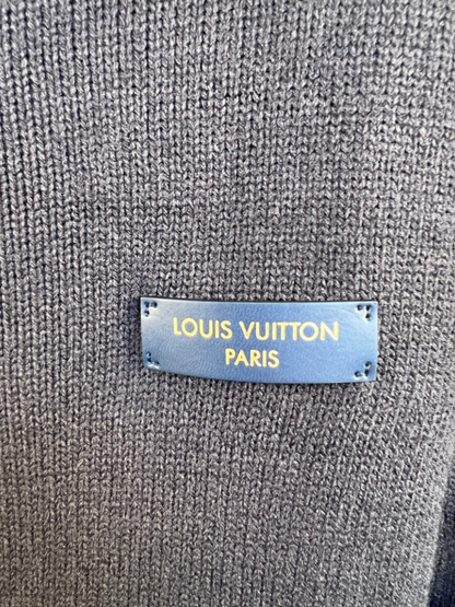 LOUIS VUITTON 26FW REVERSIBLE MONOGRAM KNIT ZIP CARDIGAN – 1:1 HIGH END