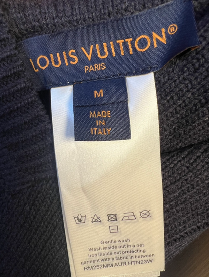 LOUIS VUITTON 26FW REVERSIBLE MONOGRAM KNIT ZIP CARDIGAN – 1:1 HIGH END