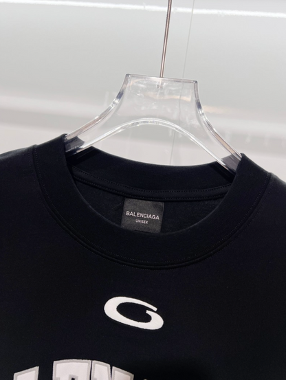 BALENCIAGA BLCG 2026FW BASKETBALL LOGO EMBROIDERED LONG SLEEVE T-SHIRT – 1:1 HIGH END