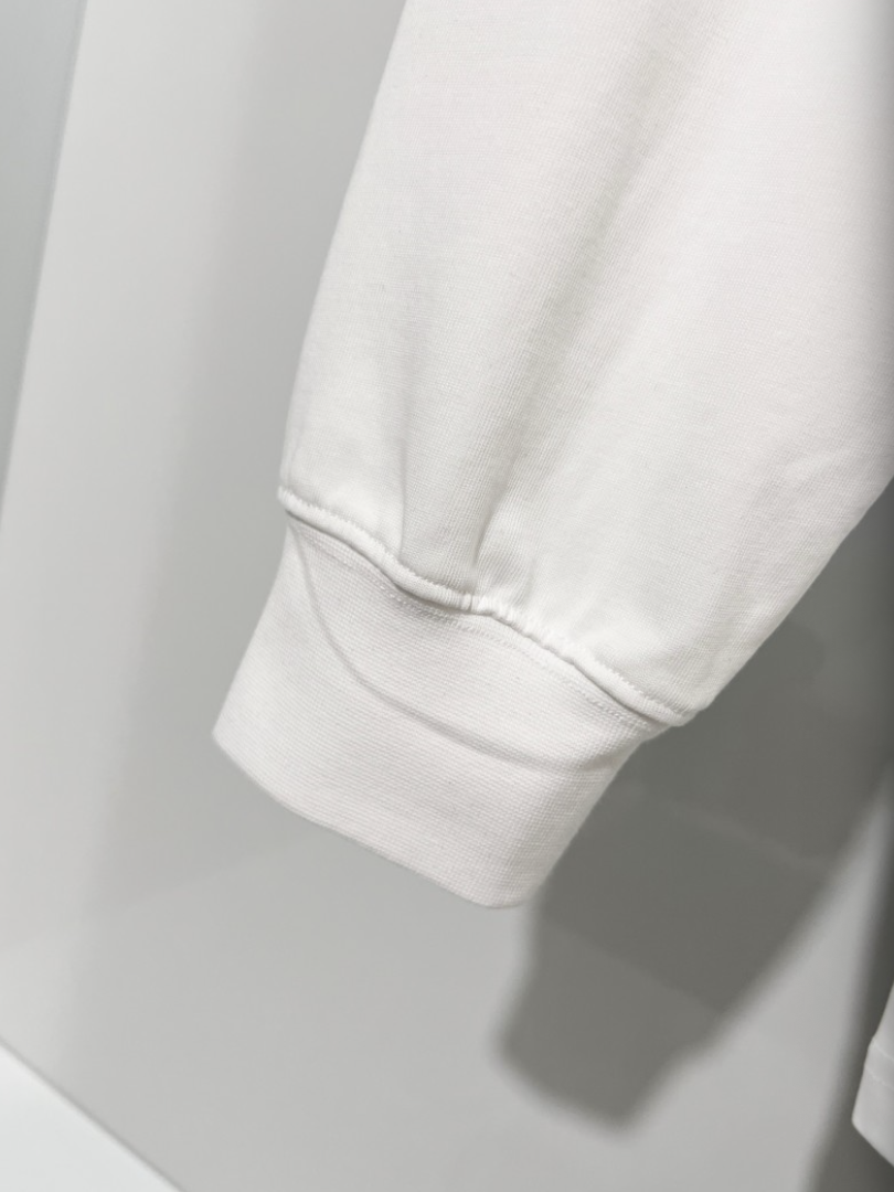 BALENCIAGA BLCG 2026FW COLA WAVE LOGO EMBROIDERED LONG SLEEVE T-SHIRT– 1:1 HIGH END