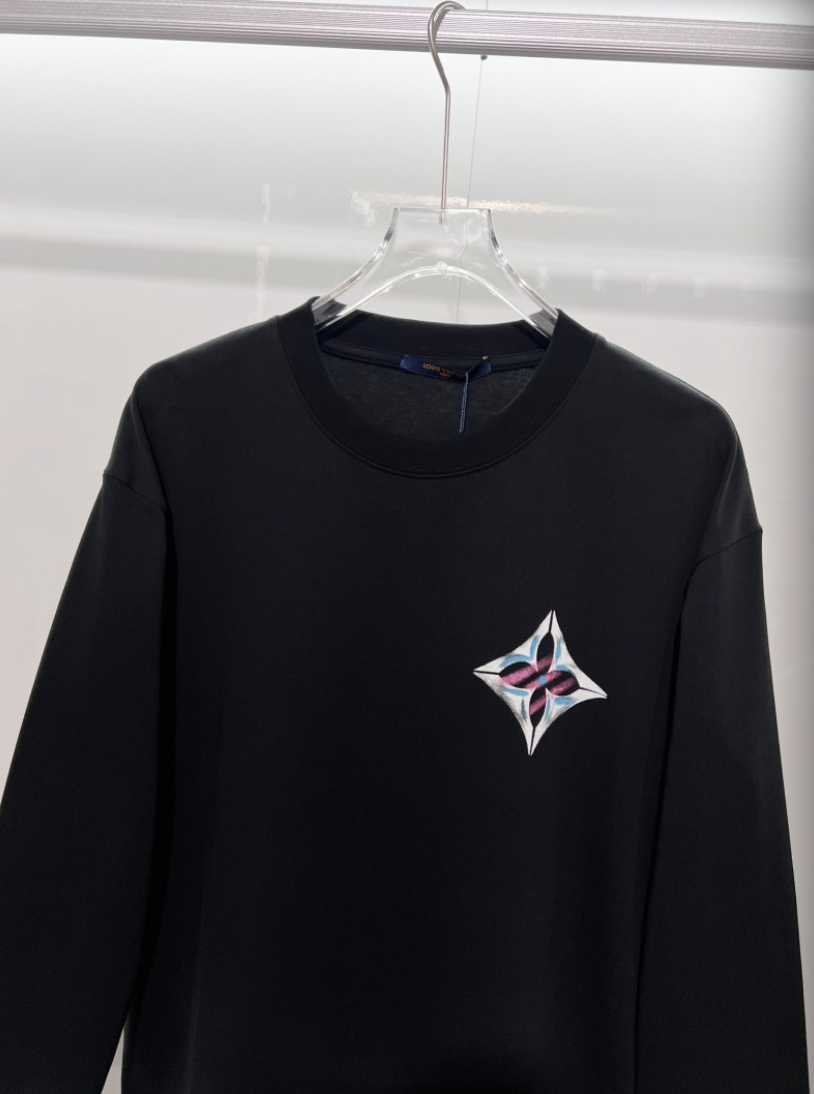 LOUIS VUITTON LV 2026FW GRAFFITI MONOGRAM FLOWER LONG SLEEVE T-SHIRT– 1:1 HIGH END
