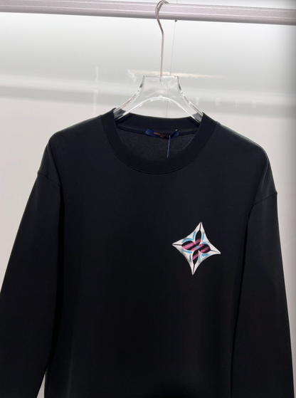 LOUIS VUITTON LV 2026FW GRAFFITI MONOGRAM FLOWER LONG SLEEVE T-SHIRT– 1:1 HIGH END