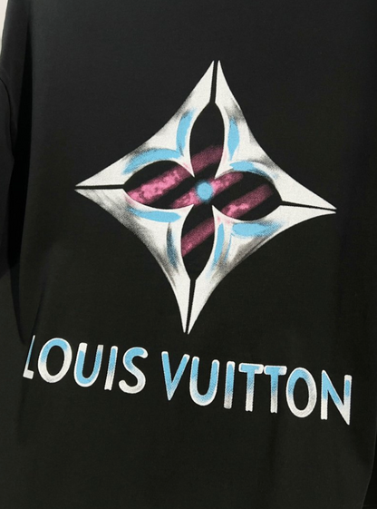 LOUIS VUITTON LV 2026FW GRAFFITI MONOGRAM FLOWER LONG SLEEVE T-SHIRT– 1:1 HIGH END