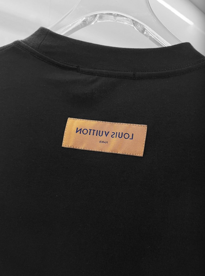 LOUIS VUITTON LV 2026FW WAVE MONOGRAM MULTI-COLOR EMBROIDERED LONG SLEEVE T-SHIRT – 1:1 HIGH END