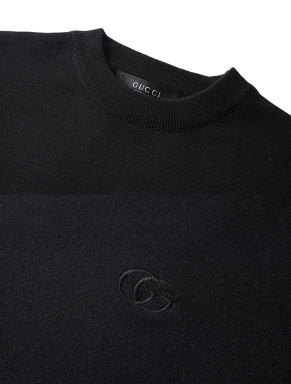 GUCCI 2026SS INTERLOCKING GG EMBROIDERED WOOL KNIT SWEATER – 1:1 HIGH END