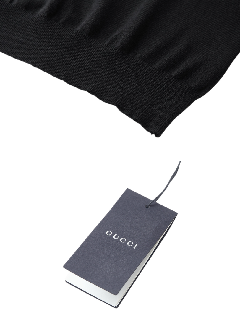 GUCCI 2026SS INTERLOCKING GG EMBROIDERED WOOL KNIT SWEATER – 1:1 HIGH END