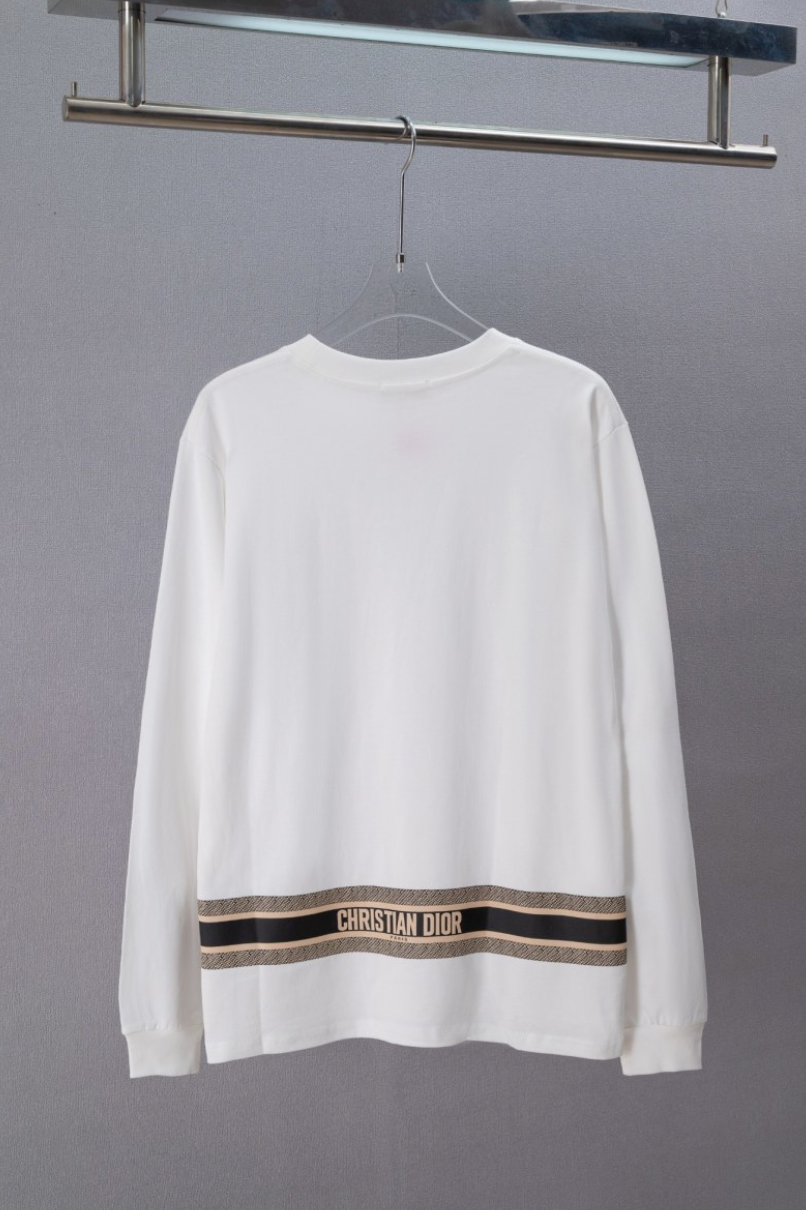 DIOR 2026SS OBLIQUE CONTRAST POCKET LONG SLEEVE T-SHIR – 1:1 HIGH END