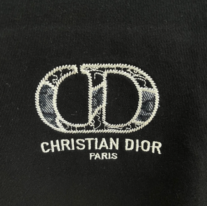 DIOR 2026FW CD EMBROIDERED BOUCLÉ MONOGRAM CREWNECK SWEATSHIRT– 1:1 HIGH END
