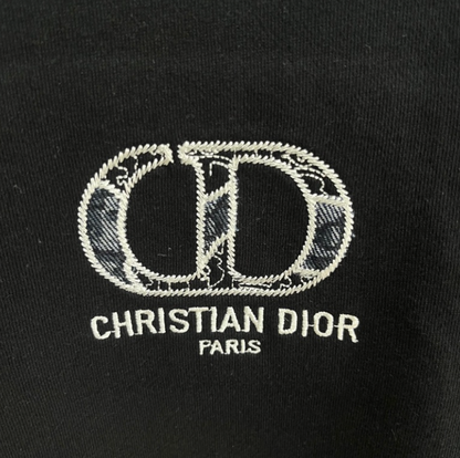 DIOR 2026FW CD EMBROIDERED BOUCLÉ MONOGRAM CREWNECK SWEATSHIRT– 1:1 HIGH END