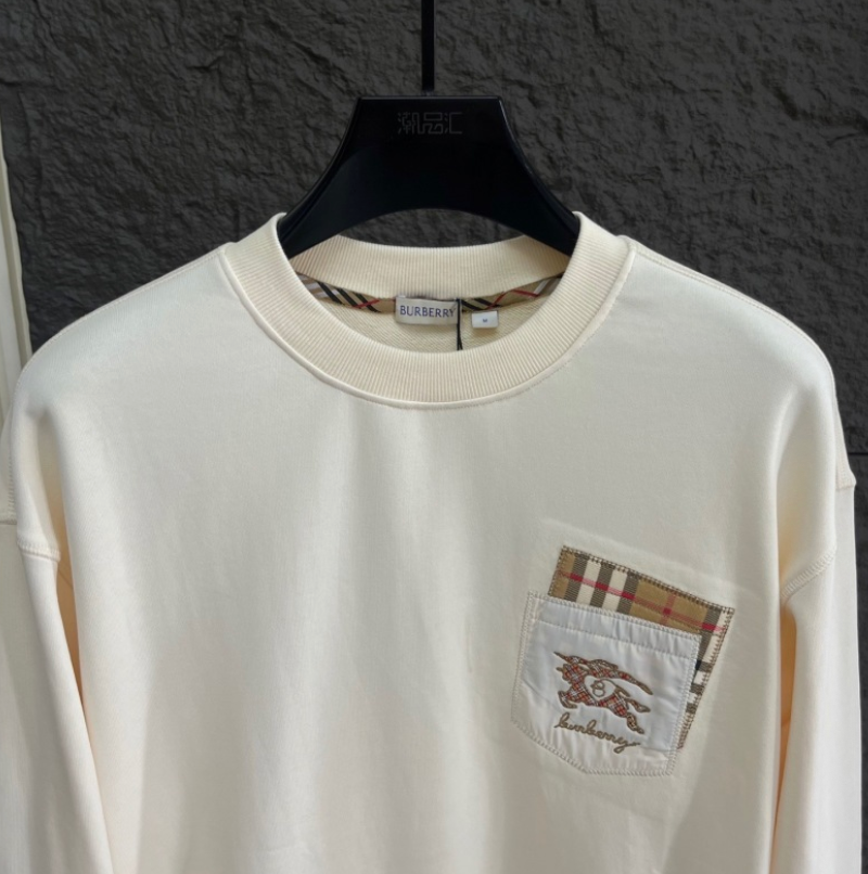 BURBERRY VINTAGE CHECK CONTRAST POCKET CREWNECK SWEATSHIRT – 1:1 HIGH END