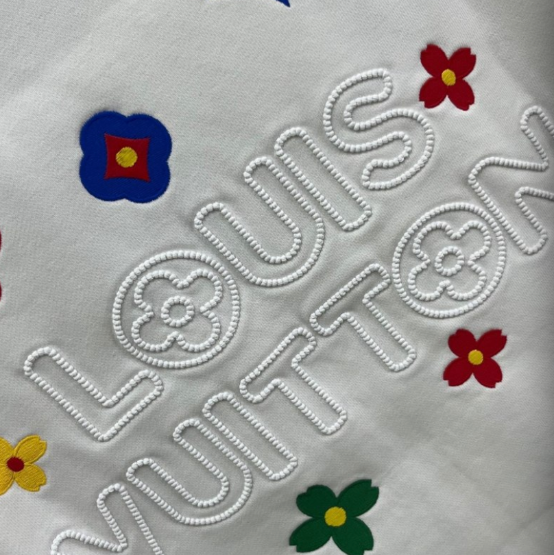 LOUIS VUITTON LV 2026FW MONOGRAM FLOWER MULTI-COLOR EMBROIDERED CREWNECK SWEATSHIRT– 1:1 HIGH END