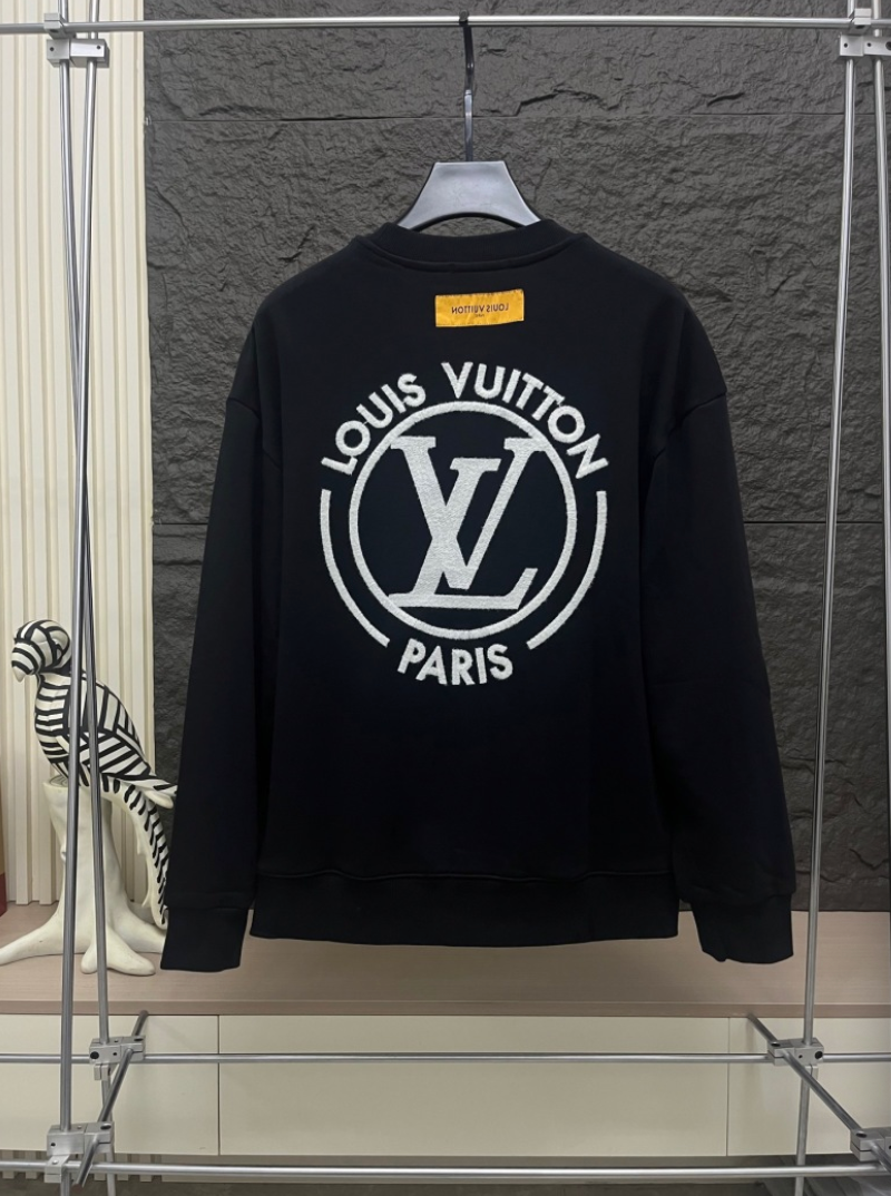 LOUIS VUITTON LV 2026FW CIRCLE INITIALS EMBROIDERED CREWNECK SWEATSHIRT – 1:1 HIGH END