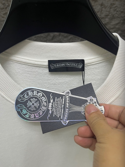 CHROME HEARTS CH 2026FW MULTI-COLOR CEMETERY CROSS POCKET CREWNECK SWEATSHIRT – 1:1 HIGH END