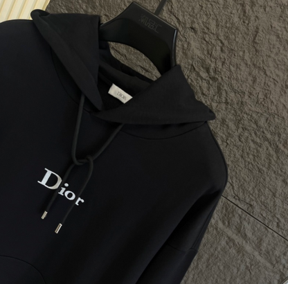 DIOR 2026FW EMBROIDERED SIGNATURE LOGO HOODIE – 1:1 HIGH END