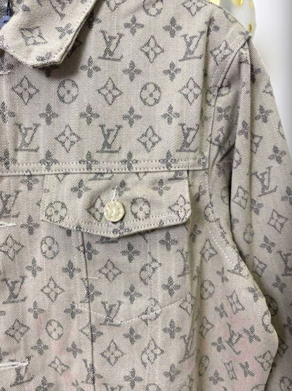 LOUIS VUITTON LV PREMIUM JACQUARD MONOGRAM DENIM JACKET– 1:1 HIGH END
